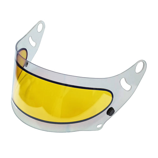 Visiera compatibile con caschi ARAI® CK-6, antigraffio 2mm Inserto antifog/rain giallo