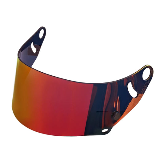 Visiera compatibile con caschi ARAI® CK-6, antigraffio 2mm Specchiata RED68