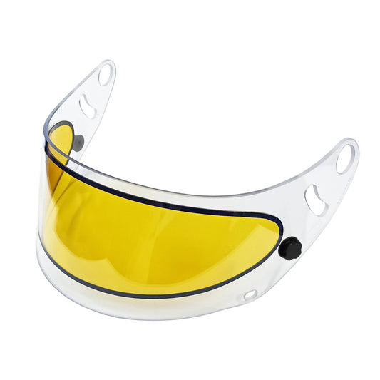 Visiera compatibile con caschi ARAI® GP-6, GP-6 RC, GP-6K, GP-6S, SK-6, antigraffio 3mm Inserto antifog/rain giallo