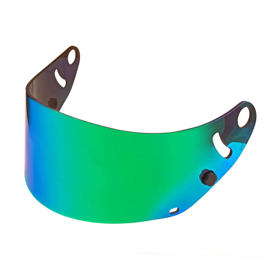 Visiera compatibile con caschi ARAI® GP-6, GP-6 RC, GP-6K, GP-6S, SK-6, antigraffio 3mm Specchiata verde green 50
